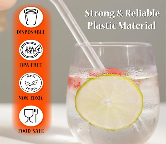 Straw Wrapped Jumbo 10.25 - Individual - 500/CS