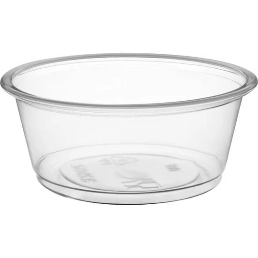 Durable 3.25 oz Clear Portion Cups