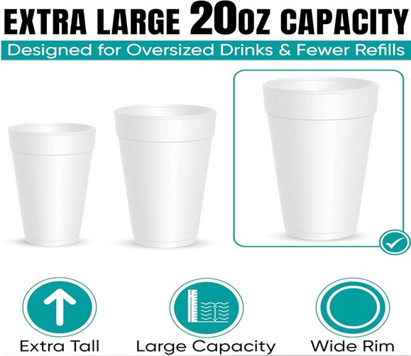 Convermex 20 oz Foam cup 20B16 500/CS