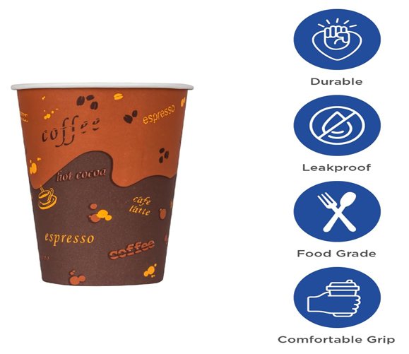 Print Hot Paper Cup 12 oz - 1000/case