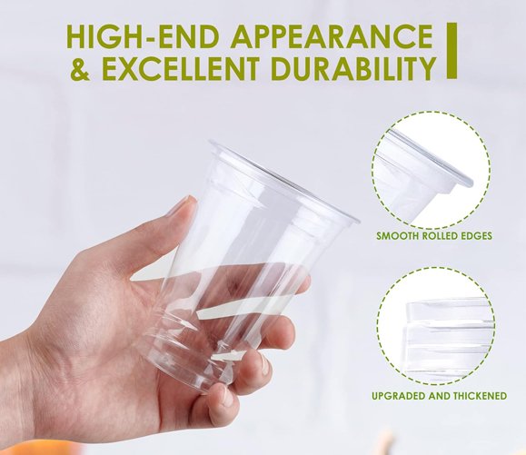 Translucent Plastic Cold Cup 10 oz - 1000/case