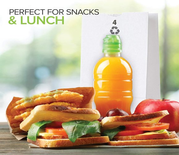 White Paper Bag 4 lb 500/CS