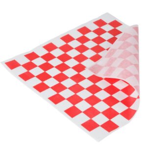 12X12 Sandwich Wrap Red Check