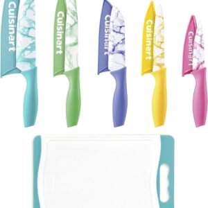 Advantage Cutlery 11-Piece Cutting Board and Knives Set