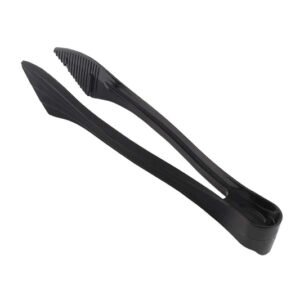 Durable Black Disposable Service Tongs