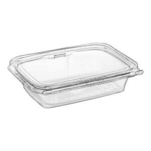 Clear 20 oz Tamper-Evident Hinged Container TEC-20