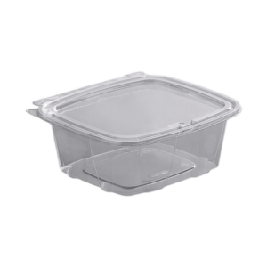 Clear 24 oz Tamper-Evident Hinged Container TEC-24