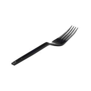 Sleek Black Heavy-Duty Fork