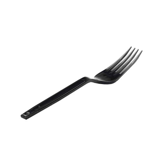 Sleek Black Heavy-Duty Fork