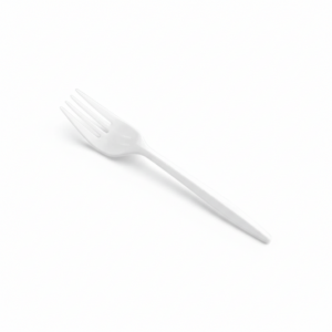 Sleek Medium White Dining Fork