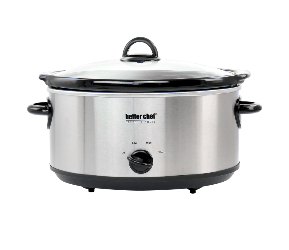 Better Chef 6QT Stainless Slow Cooker-IM-469S