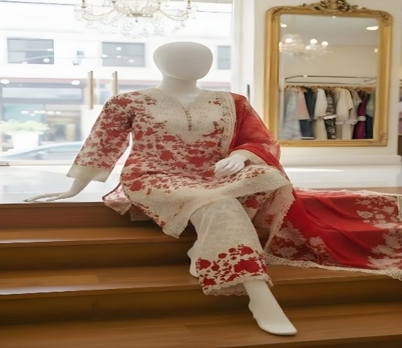 Embroidered Lawn Shalwar Kameez