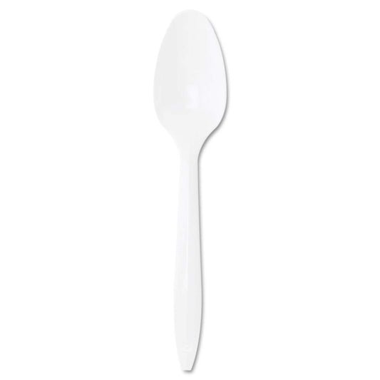Durable Medium White Spoon Essentials