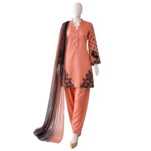 Women Silk Shalwar Kameez 3Pc